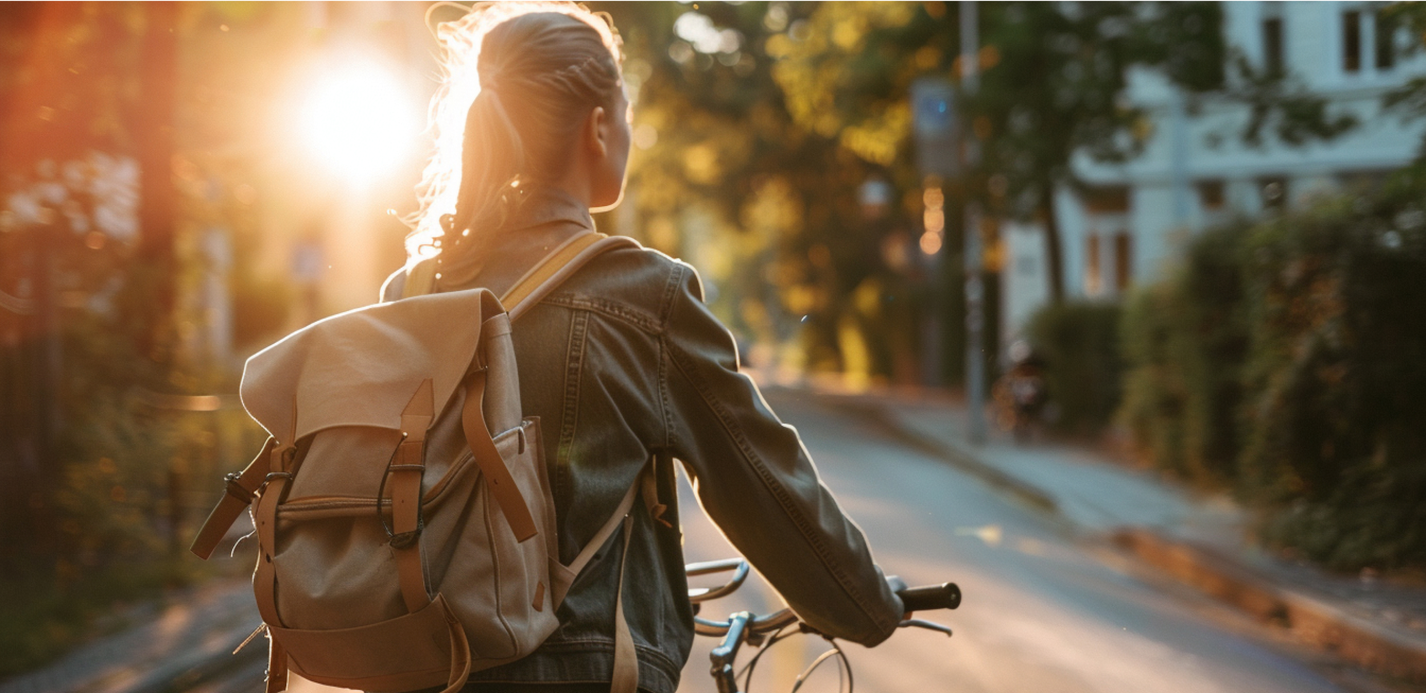 girl on a bicycle