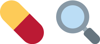 Digital medication testing icons