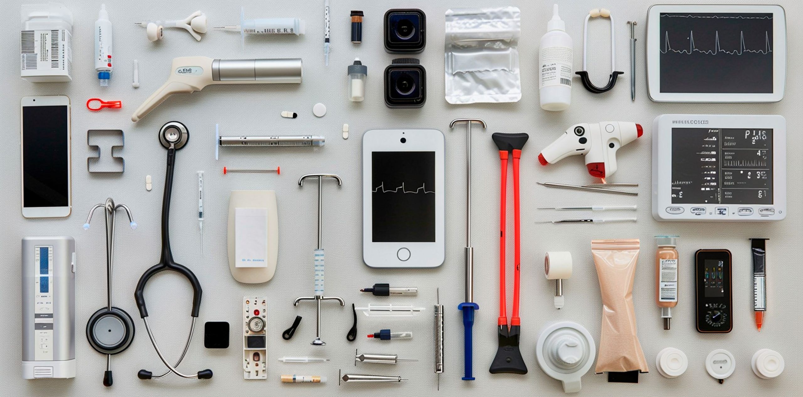 medical-instruments-blue-background