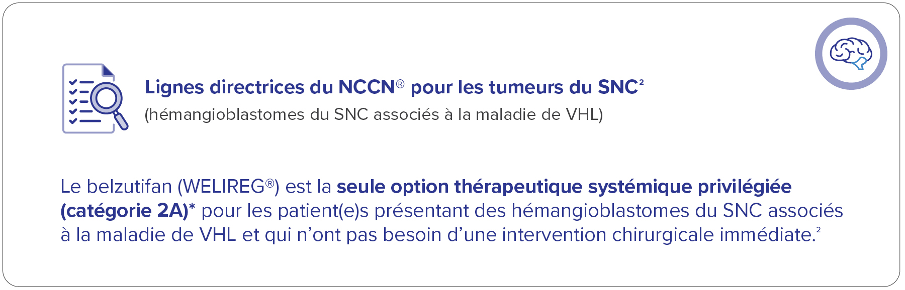 NCCN - tumeurs du SNC