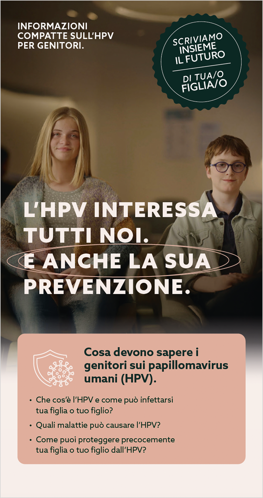 Patientenbroschüre zur HPV-Impfung für Eltern